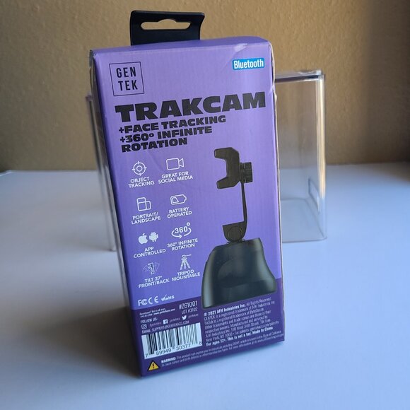 TRAKCAM - Face Tracking. Bluetooth Interactive Phone Stand with 360° for videos - Picture 3 of 5